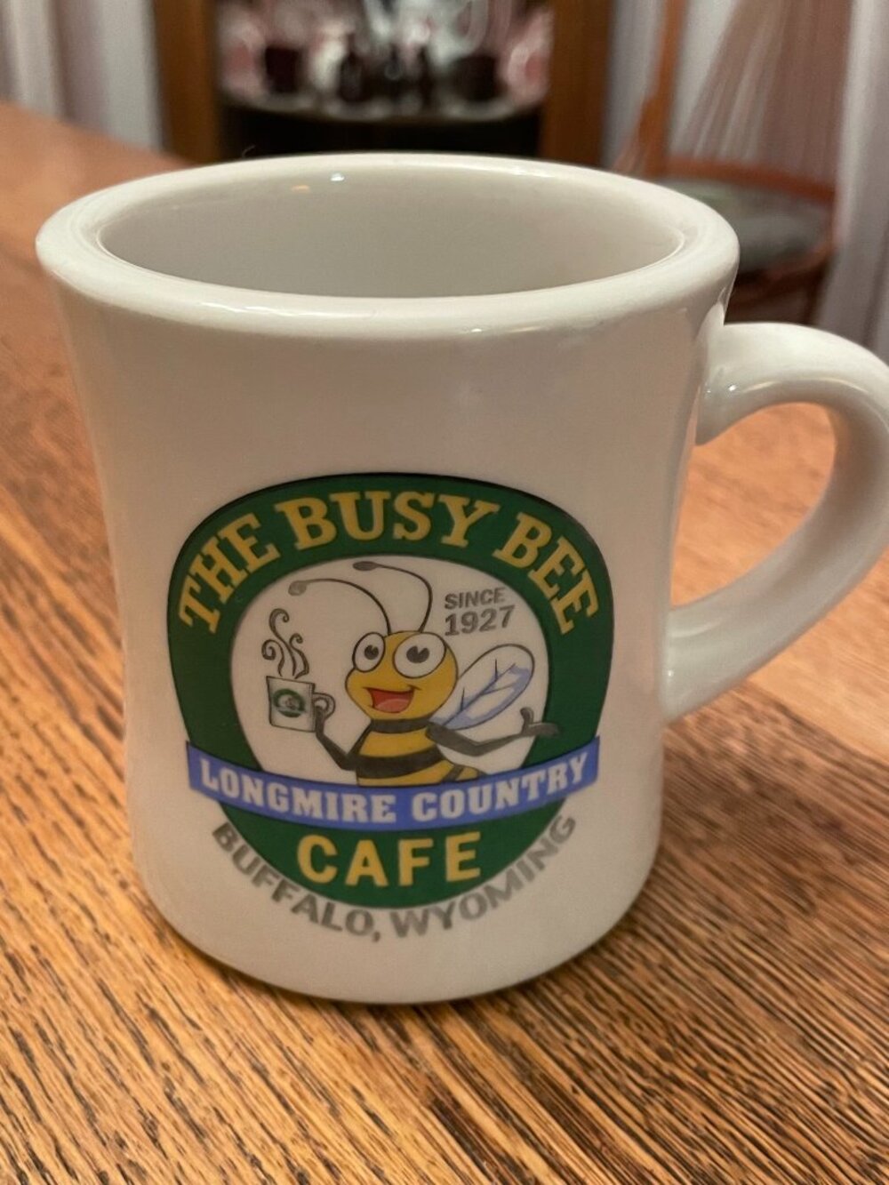 Buffalo Wyoming The Busy Bee Cafe Occidental Hotel Coffee Cup Mug 11 ounces